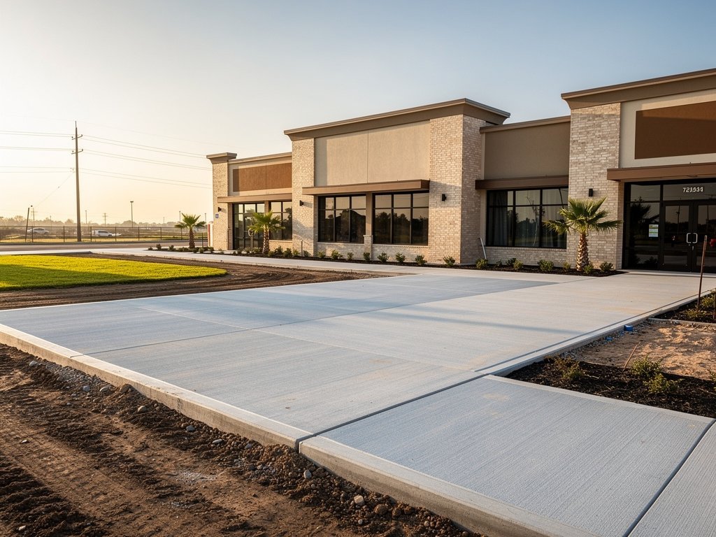 Commercial concrete construction in Pasadena, TX